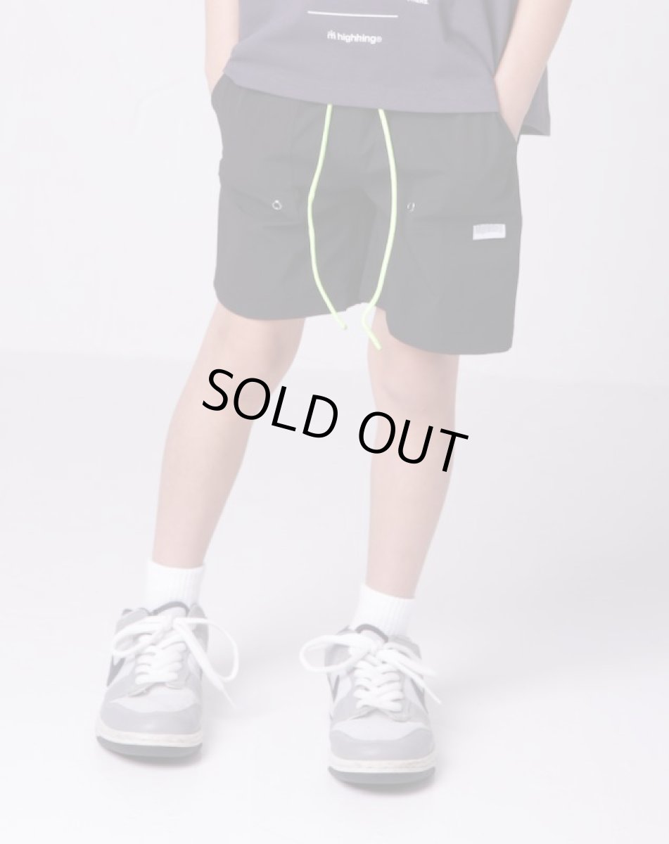 画像1: HIGHKING ハイキング comfy shorts black 130cm-160cm (1)