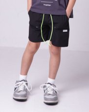 画像1: HIGHKING ハイキング comfy shorts black 130cm 140cm 150cm 160cm (1)