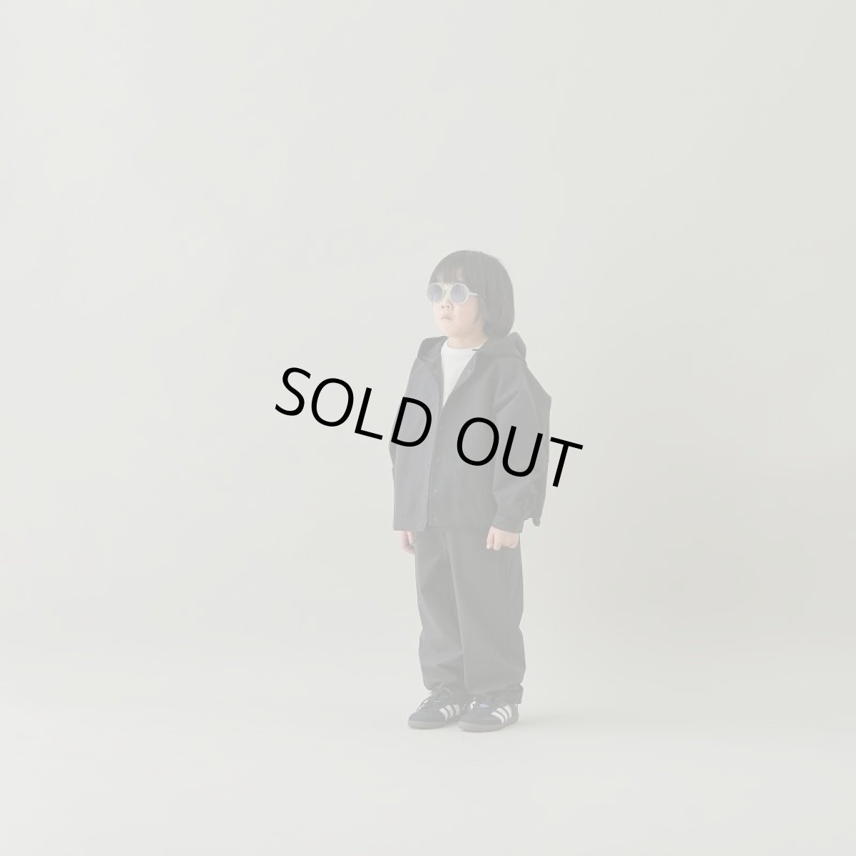 画像7: MOUN TEN. マウンテン C/N typewriter sailor hood shirt black 0(145-155cm) (7)