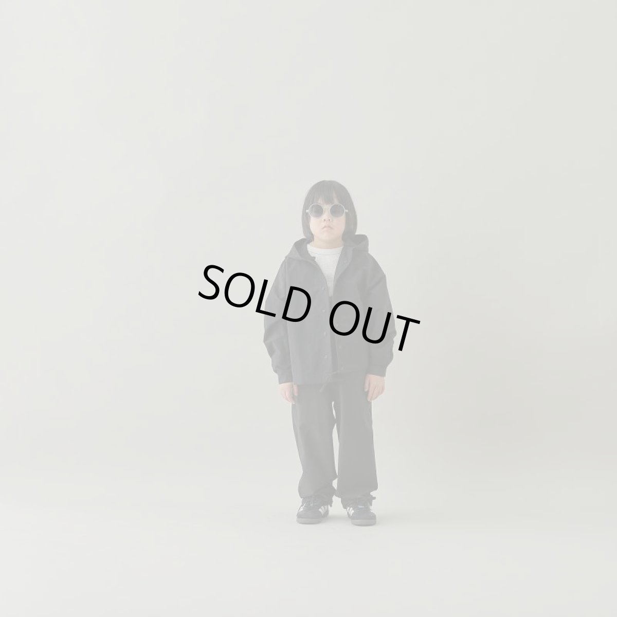 画像6: MOUN TEN. マウンテン C/N typewriter sailor hood shirt black 0(145-155cm) (6)