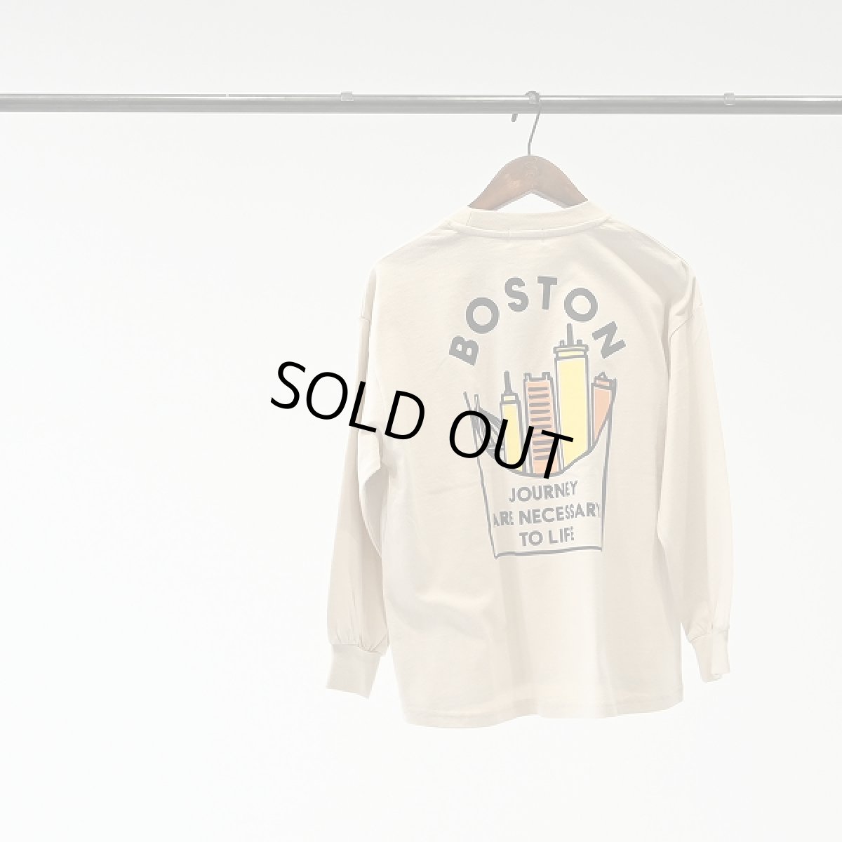 画像3: ジェネレーター/GENERATOR/キッズ/ジュニア/子供服 BOSTON L/S Tシャツ EC/エクリュ 110cm 120cm 130cm 140cm 150cm 160cm (3)