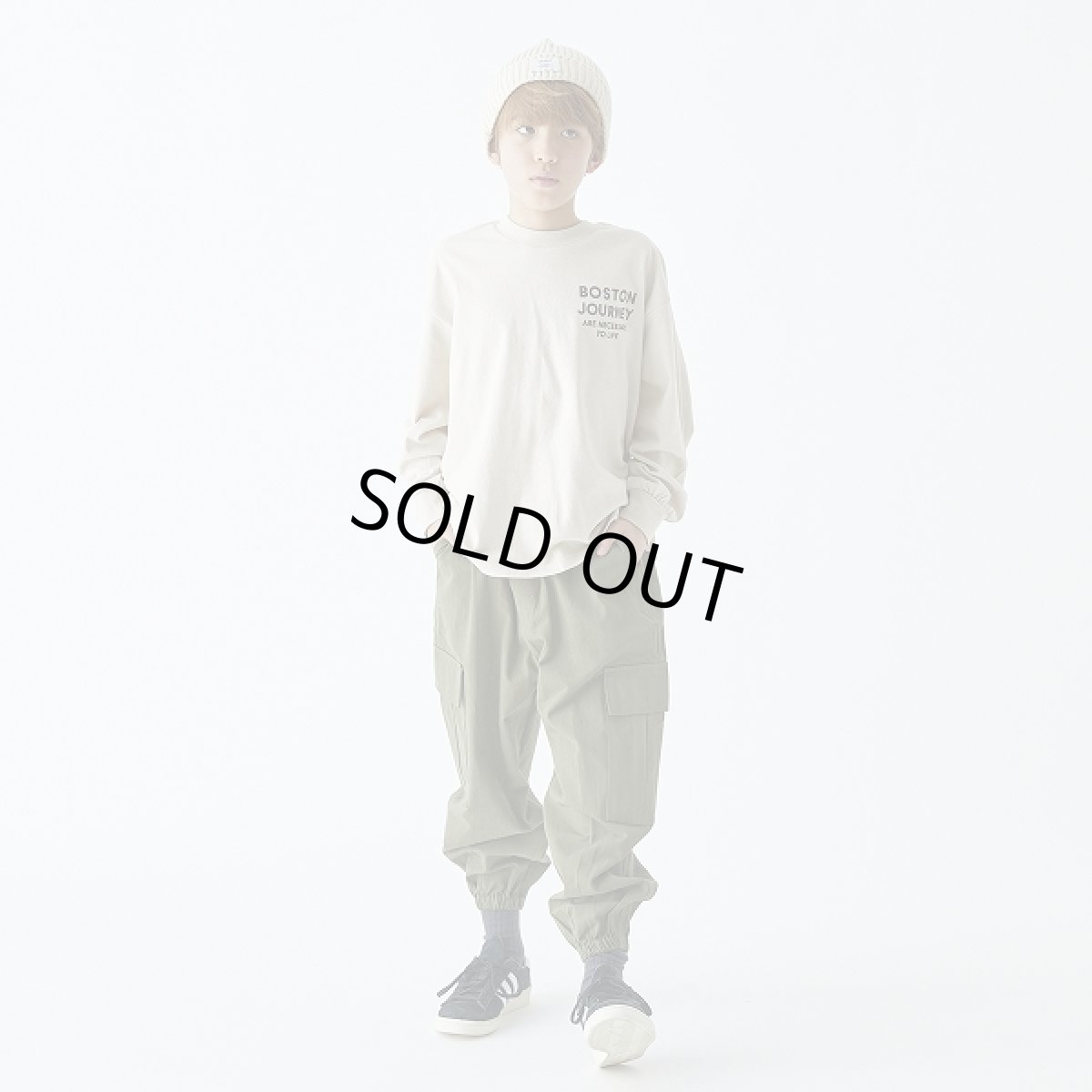 画像5: ジェネレーター/GENERATOR/キッズ/ジュニア/子供服 BOSTON L/S Tシャツ EC/エクリュ 110cm 120cm 130cm 140cm 150cm 160cm (5)