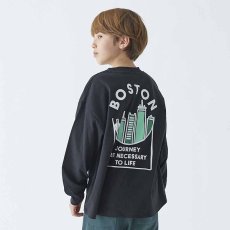 画像1: ジェネレーター/GENERATOR/キッズ/ジュニア/子供服 BOSTON L/S Tシャツ BK/ブラック 110cm 120cm 130cm 140cm 150cm 160cm (1)