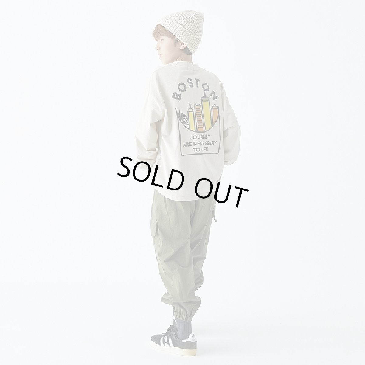 画像6: ジェネレーター/GENERATOR/キッズ/ジュニア/子供服 BOSTON L/S Tシャツ EC/エクリュ 110cm 120cm 130cm 140cm 150cm 160cm (6)