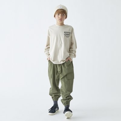 画像1: ジェネレーター/GENERATOR/キッズ/ジュニア/子供服 BOSTON L/S Tシャツ EC/エクリュ 110cm 120cm 130cm 140cm 150cm 160cm