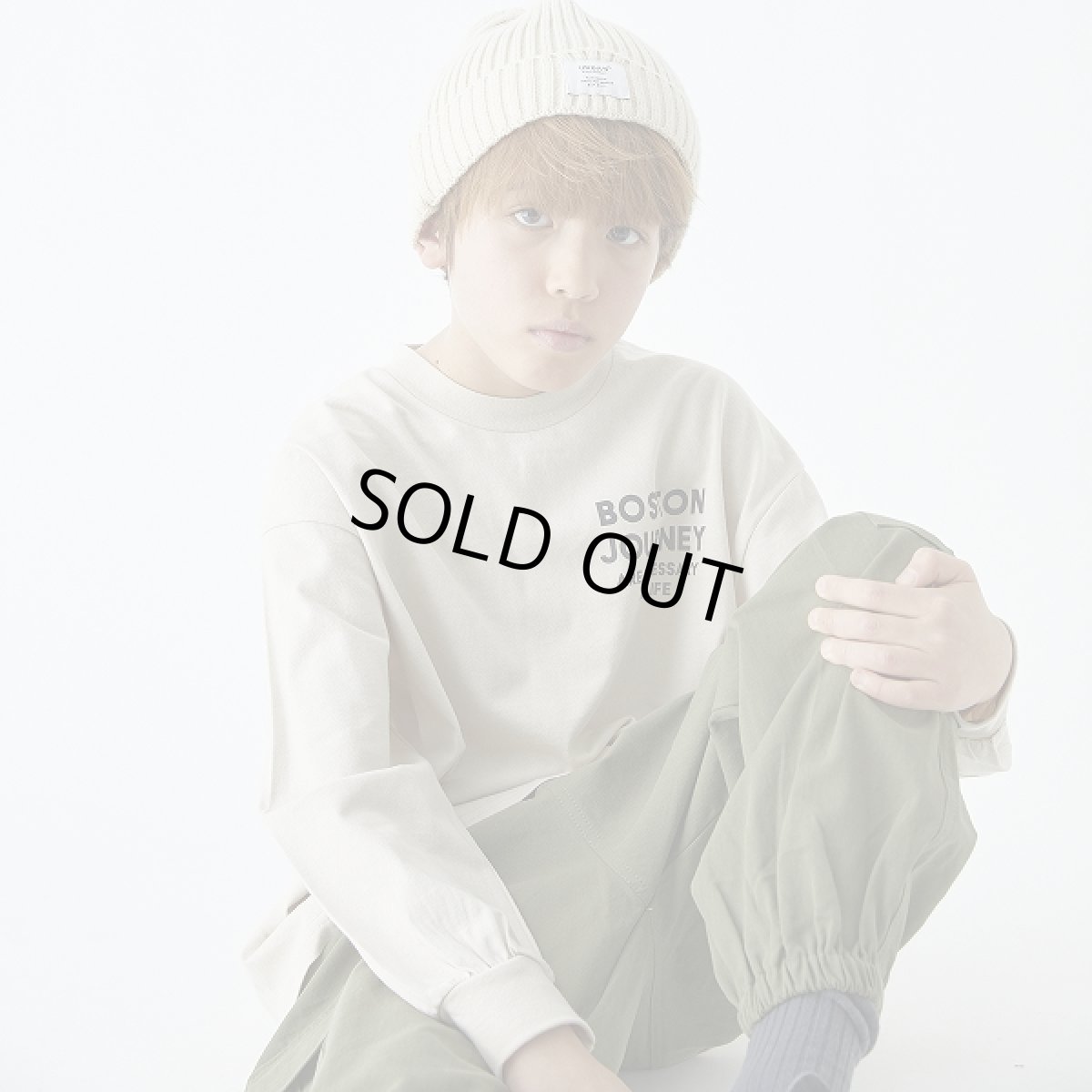 画像7: ジェネレーター/GENERATOR/キッズ/ジュニア/子供服 BOSTON L/S Tシャツ EC/エクリュ 110cm 120cm 130cm 140cm 150cm 160cm (7)