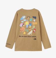画像1: ザ・ノースフェイス/THE NORTH FACE/キッズ/ジュニア/子供服  L/S KNS TEE ロングスリーブネイチャースクールティー ケルプタン・KT 100cm 110cm 120cm 130cm 140cm 150cm (1)