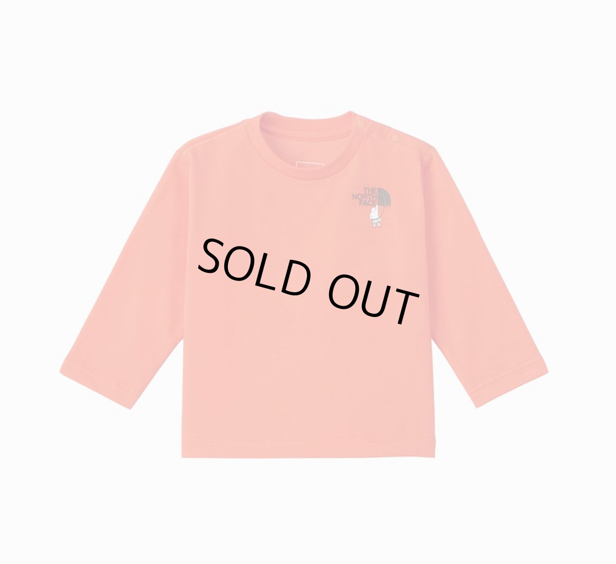 画像2: ザ・ノースフェイス/THE NORTH FACE/ベビー/子供服 B L/S SHIRETOKO TOKO TEE ロングスリーブシレトコトコティー TNFオレンジ・TO 80cm 90cm  (2)