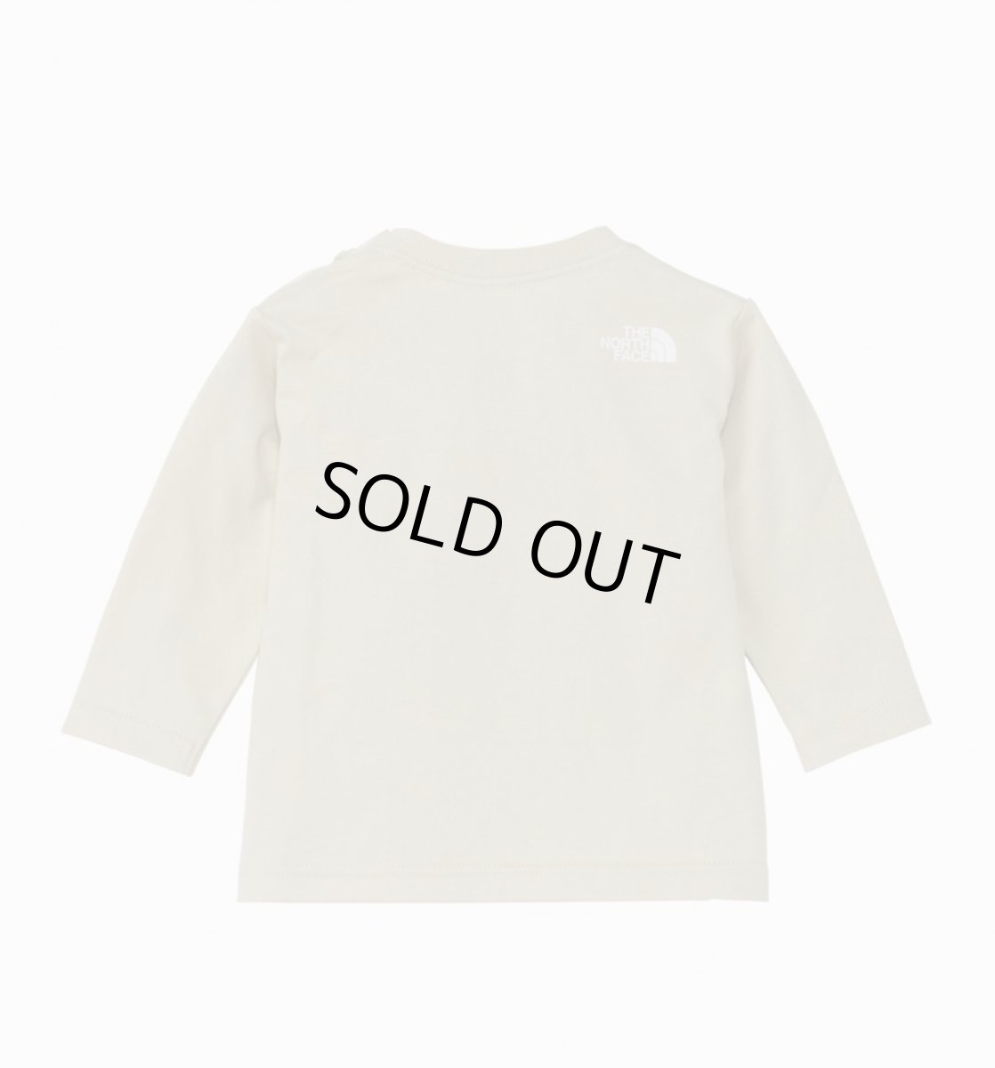 画像2: ザ・ノースフェイス/THE NORTH FACE/ベビー/子供服  B L/S GRAPHIC SQUARE LOGO TEE ロングスリーブグラフィックスクエアロゴティー グラベル・GL 80cm 90cm  (2)