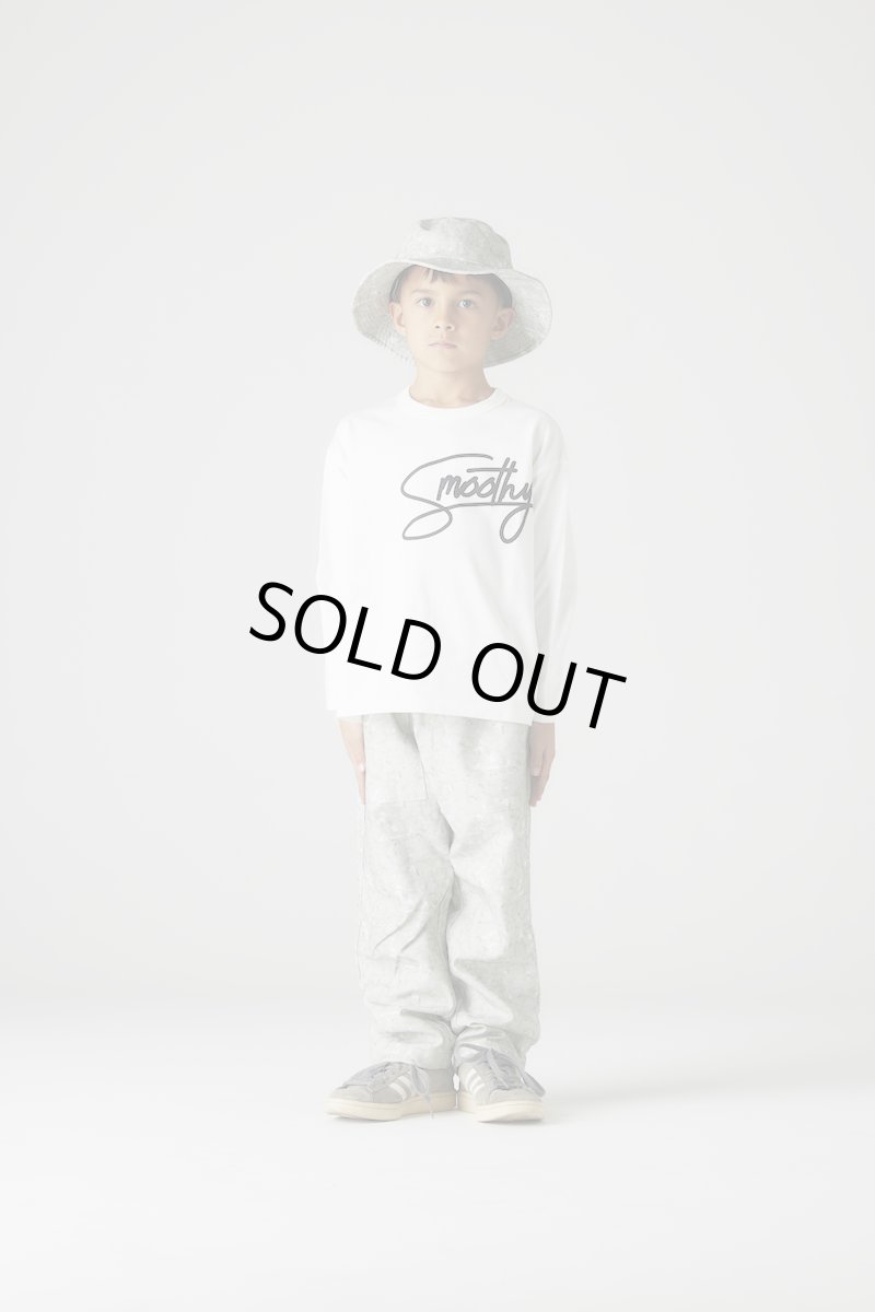 画像2: SMOOTHY/スムージー/キッズ/子供服 SmoothyロンTee WHITE 90cm 100cm 110cm 120cm 130cm 140cm 150cm 160cm (2)