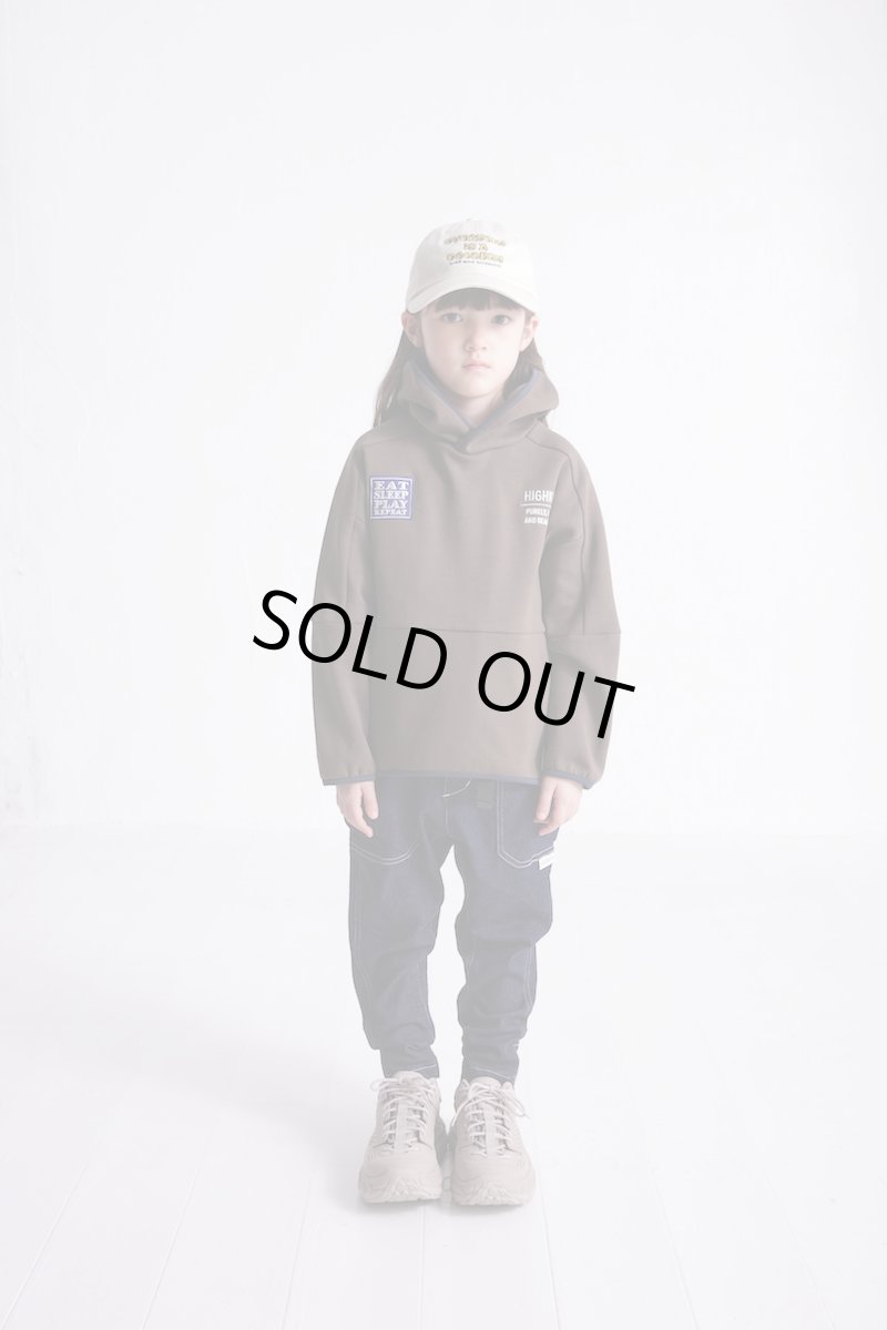 画像2: ハイキング/HIGHKING/キッズ/ジュニア/子供服/メンズ esp hoody olive 130cm 140cm 150cm 160cm S(170cm) (2)