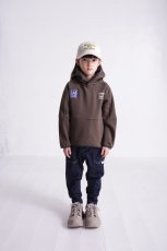 画像2: ハイキング/HIGHKING/キッズ/ジュニア/子供服/メンズ esp hoody olive 130cm 140cm 150cm 160cm S(170cm) (2)