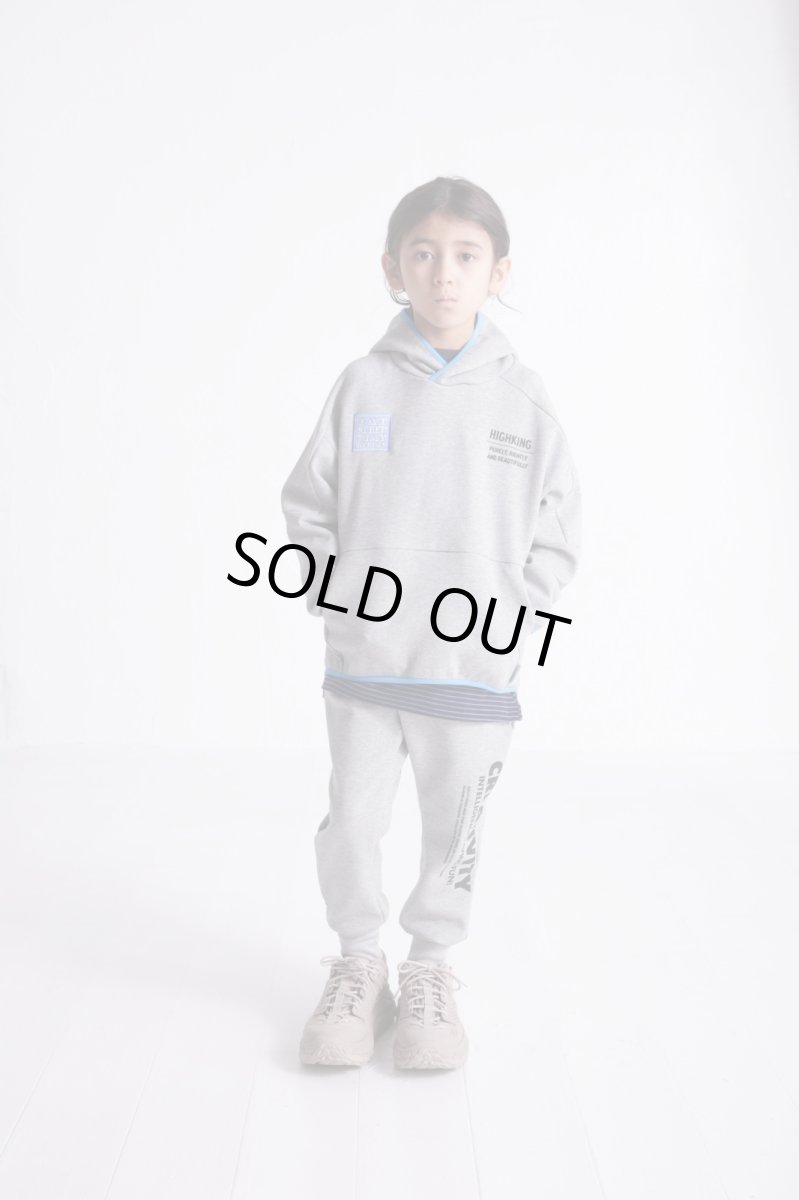 画像2: ハイキング/HIGHKING/キッズ/ジュニア/子供服/メンズ esp hoody gray 130cm 140cm 150cm 160cm S(170cm) (2)