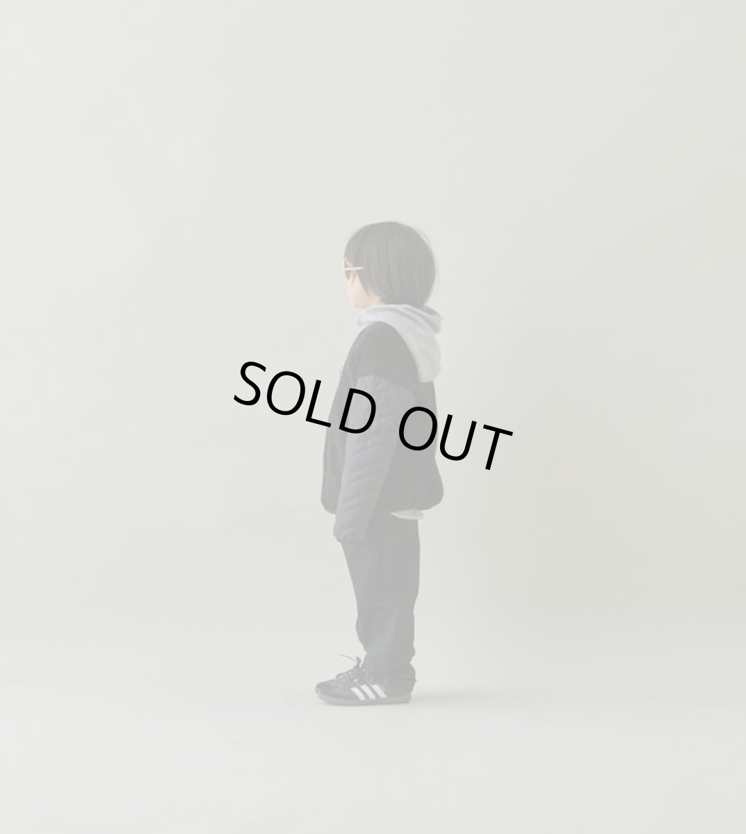 画像5: MOUN TEN./MOUNTEN/マウンテン/キッズ/ジュニア/子供服 quilt x boa blouson black 0(145-155cm) (5)