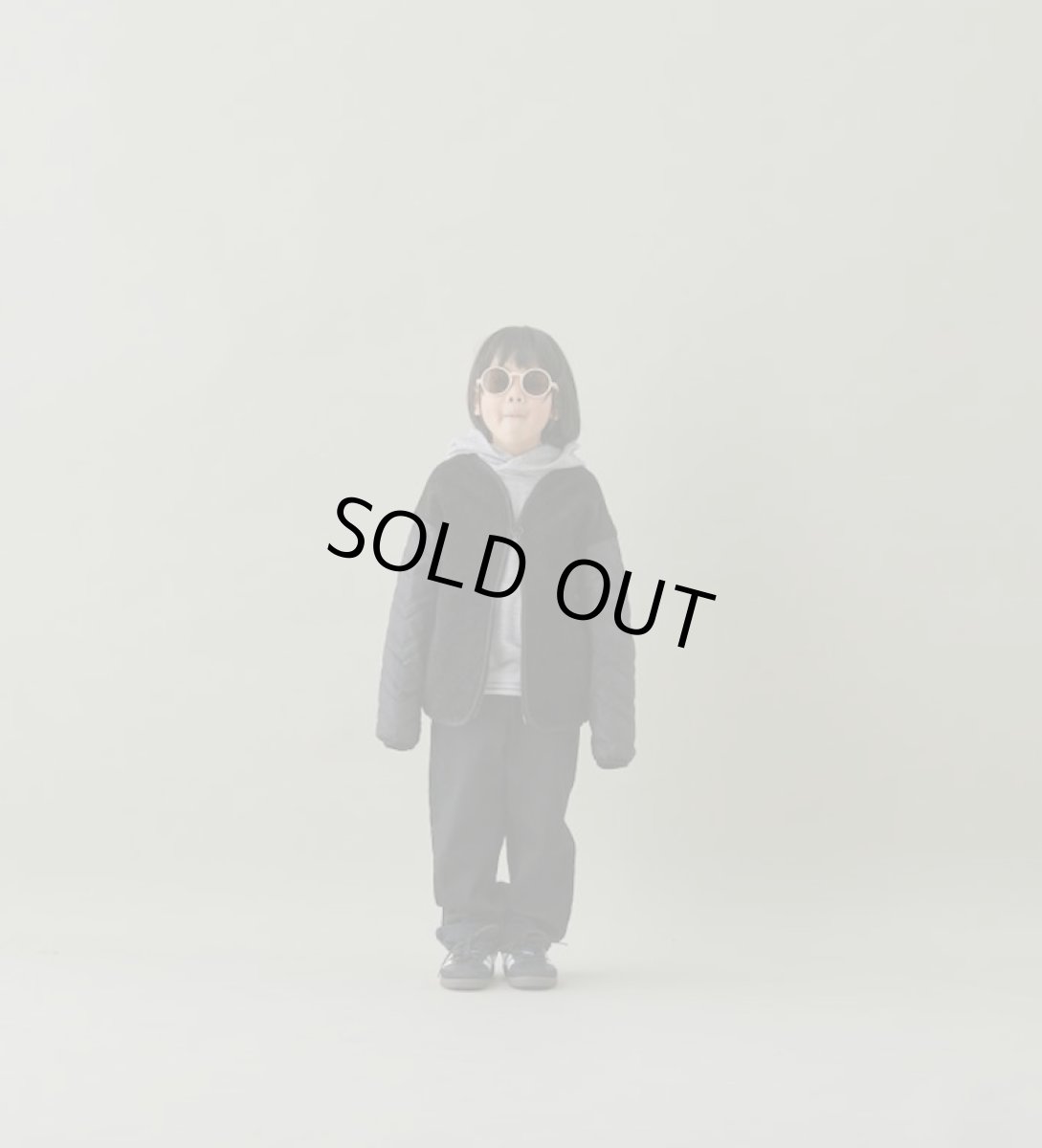 画像3: MOUN TEN./MOUNTEN/マウンテン/キッズ/ジュニア/子供服 quilt x boa blouson black 0(145-155cm) (3)