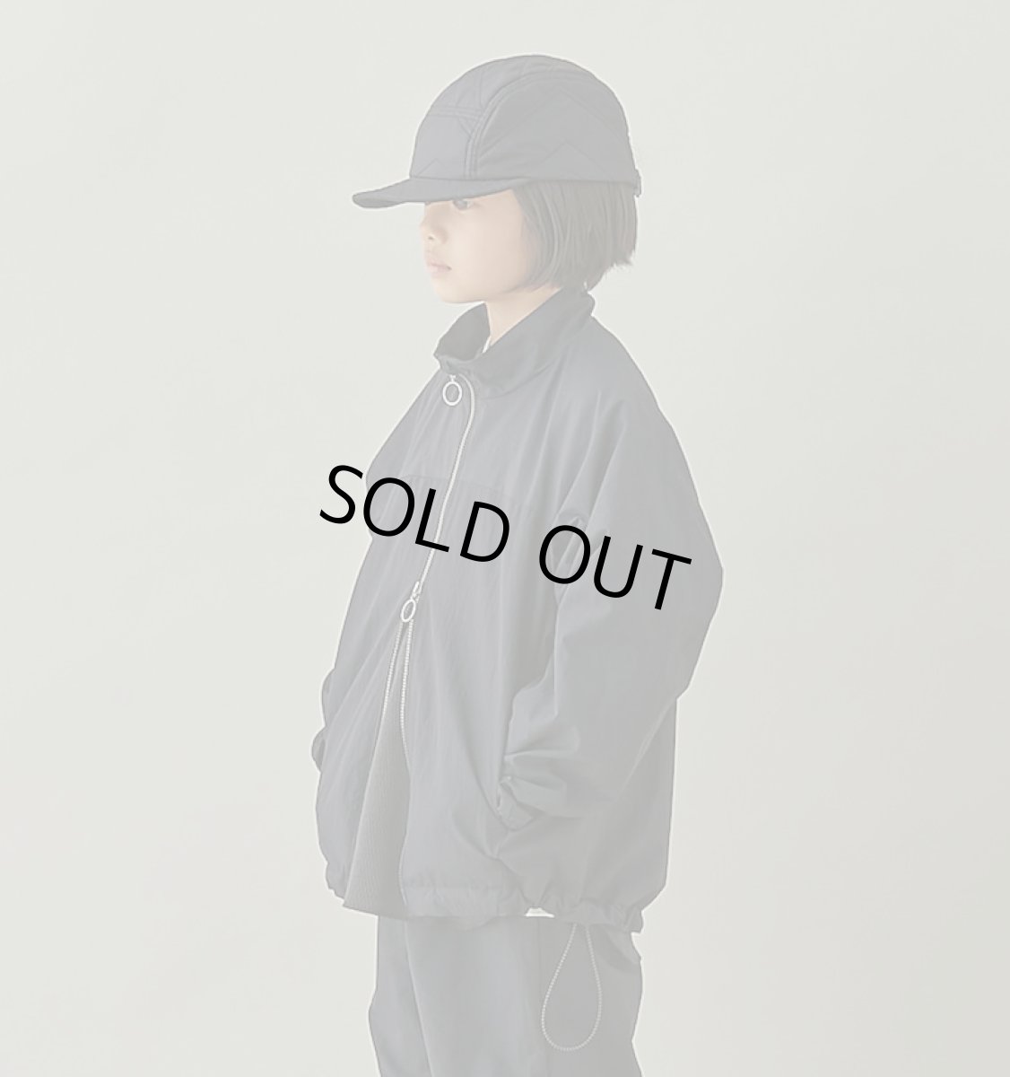 画像1: MOUN TEN./MOUNTEN/マウンテン/キッズ/ジュニア/子供服 warm track jacket black 110cm 125cm 140cm (1)