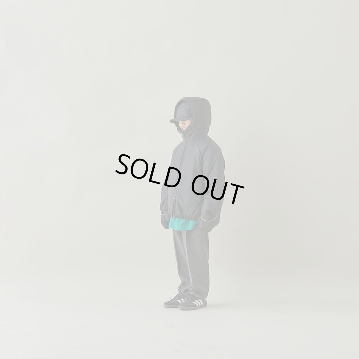 画像2: MOUN TEN./MOUNTEN/マウンテン/キッズ/ジュニア/子供服 rip air mitten blouson black 110cm 125cm 140cm (2)