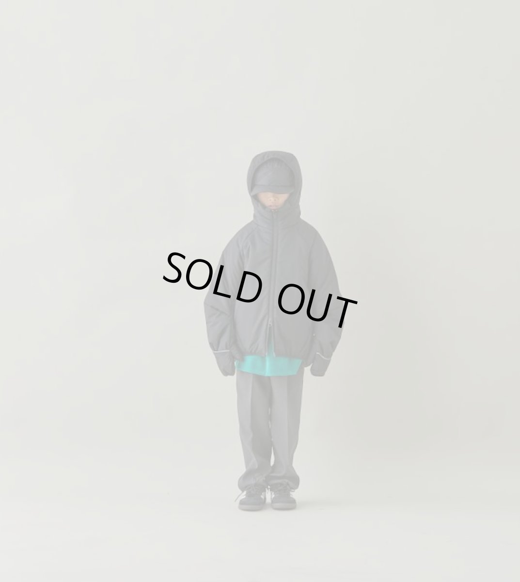 画像4: MOUN TEN./MOUNTEN/マウンテン/キッズ/ジュニア/子供服 rip air mitten blouson black 110cm 125cm 140cm (4)