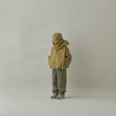 画像9: MOUN TEN. マウンテン zigzag quilt sepalate coat light khaki (110cm〜140cm) (9)