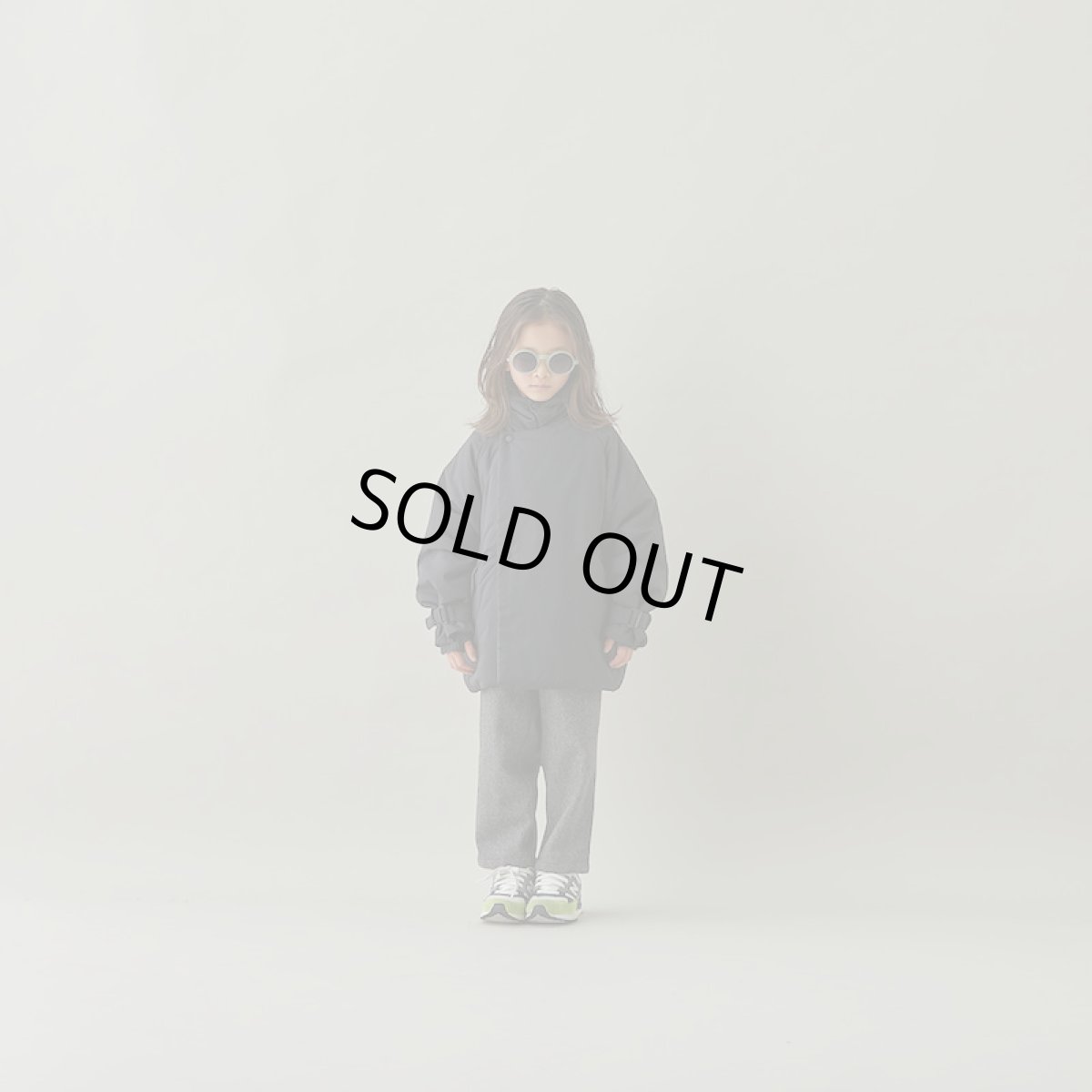 画像8: MOUN TEN./MOUNTEN/マウンテン/キッズ/ジュニア/子供服 air half coat (Re-nylon) black 0(145-155cm) (8)