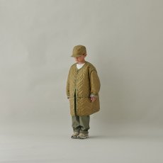 画像5: MOUN TEN. マウンテン zigzag quilt sepalate coat light khaki (110cm〜140cm) (5)