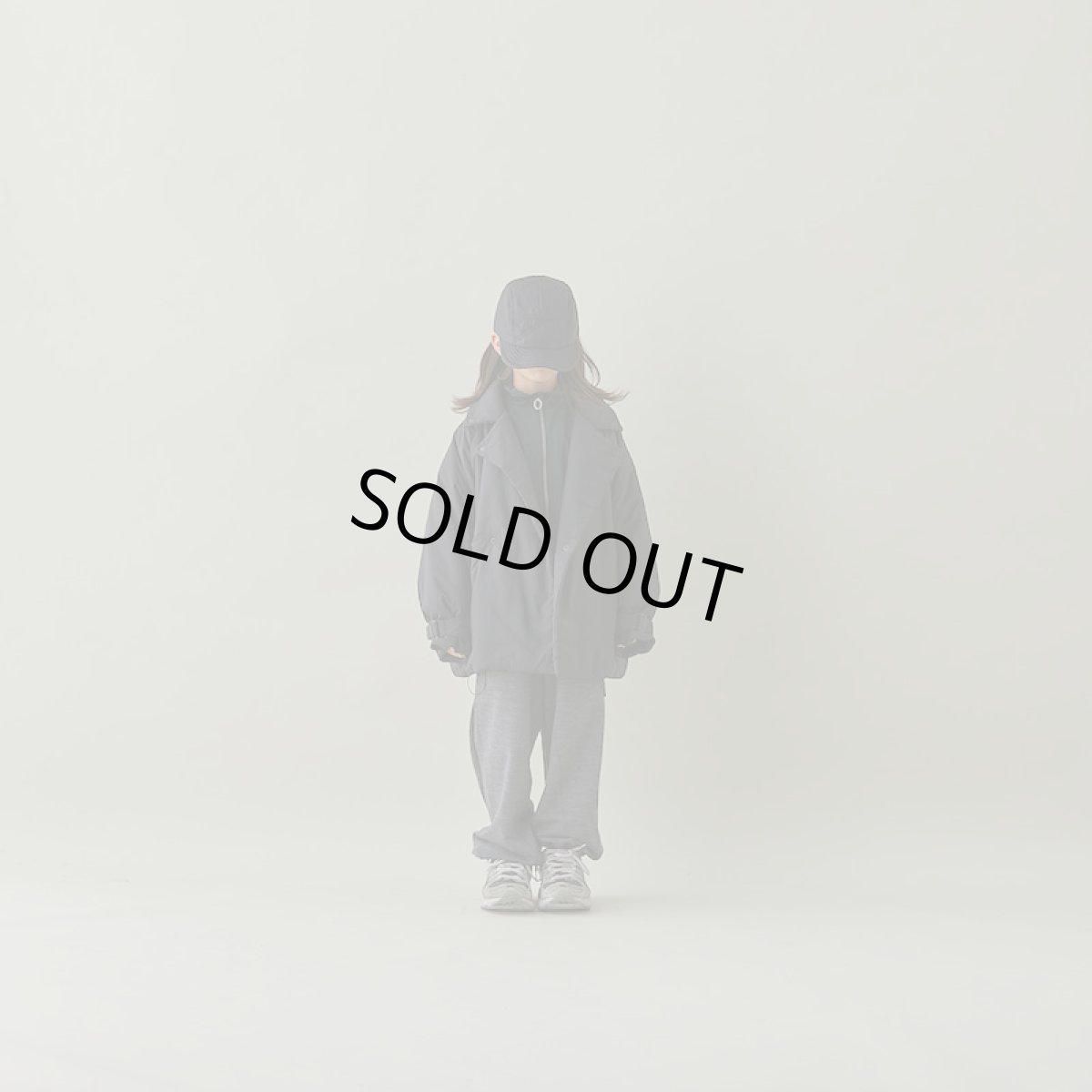 画像11: MOUN TEN./MOUNTEN/マウンテン/キッズ/ジュニア/子供服 air half coat (Re-nylon) black 0(145-155cm) (11)