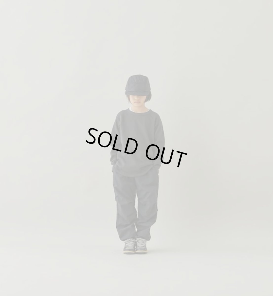 画像2: MOUN TEN./MOUNTEN/マウンテン/キッズ/ジュニア/子供服 warm track pants black (110cm〜140cm) (2)