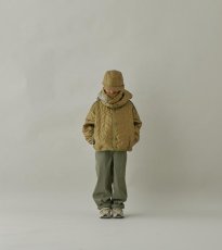 画像10: MOUN TEN. マウンテン zigzag quilt sepalate coat light khaki (110cm〜140cm) (10)