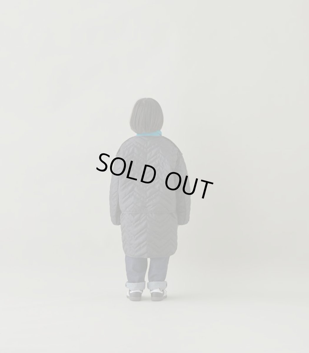 画像8: MOUN TEN./MOUNTEN/マウンテン/キッズ/ジュニア/子供服 zigzag quilt sepalate coat black 110cm 125cm 140cm (8)