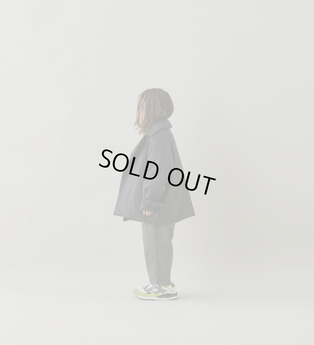 画像14: MOUN TEN./MOUNTEN/マウンテン/キッズ/ジュニア/子供服 air half coat (Re-nylon) black 0(145-155cm) (14)