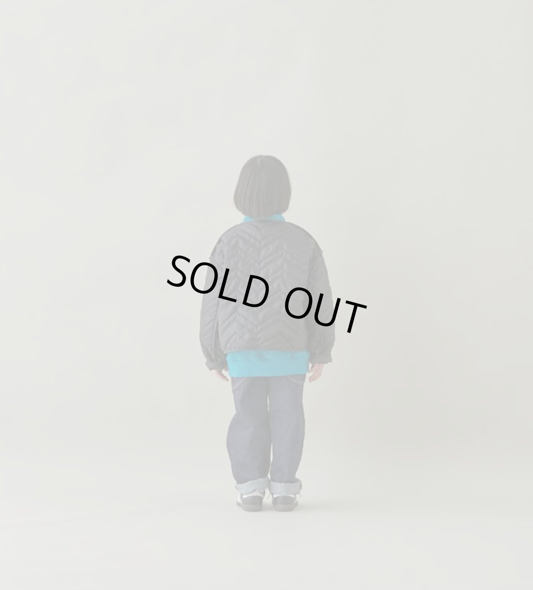 画像12: MOUN TEN./MOUNTEN/マウンテン/キッズ/ジュニア/子供服 zigzag quilt sepalate coat black 110cm 125cm 140cm (12)