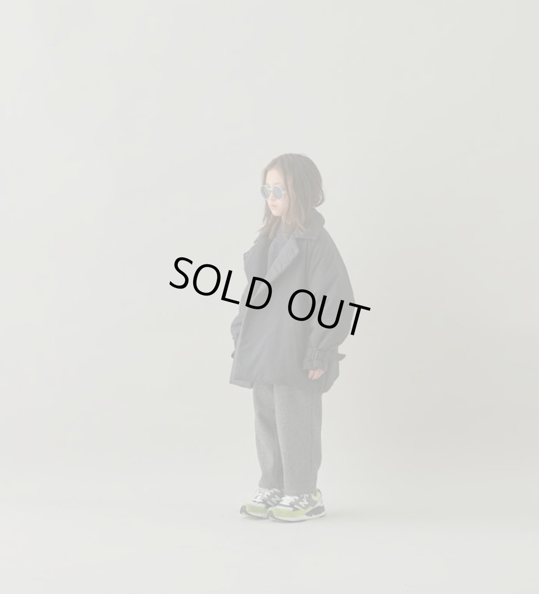 画像13: MOUN TEN./MOUNTEN/マウンテン/キッズ/ジュニア/子供服 air half coat (Re-nylon) black 0(145-155cm) (13)