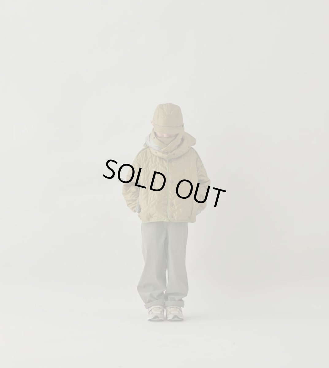 画像10: MOUN TEN./MOUNTEN/マウンテン/キッズ/ジュニア/子供服 zigzag quilt sepalate coat light khaki 0(145-155cm) (10)