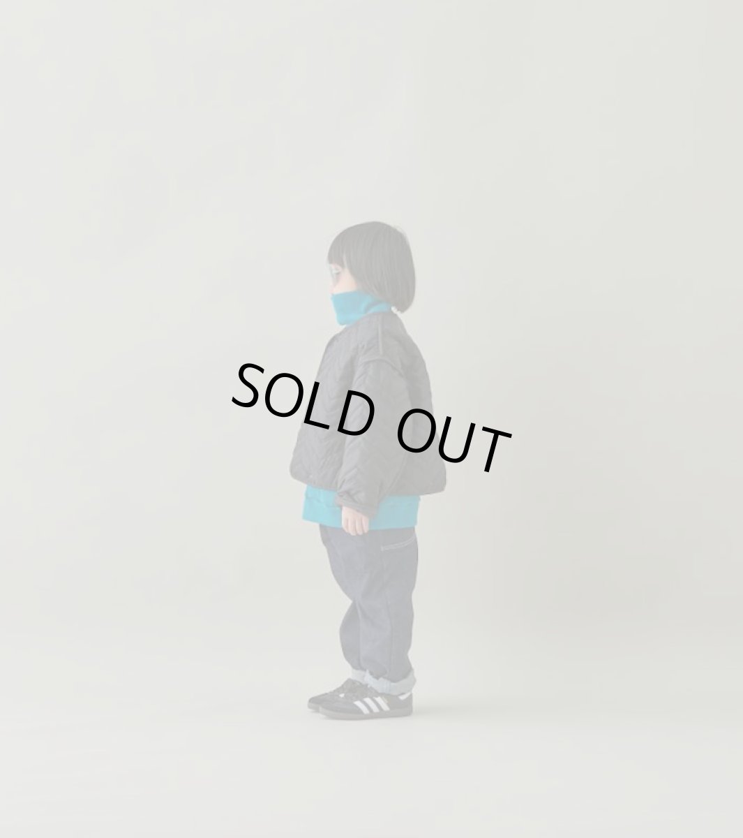 画像11: MOUN TEN./MOUNTEN/マウンテン/キッズ/ジュニア/子供服 zigzag quilt sepalate coat black 110cm 125cm 140cm (11)