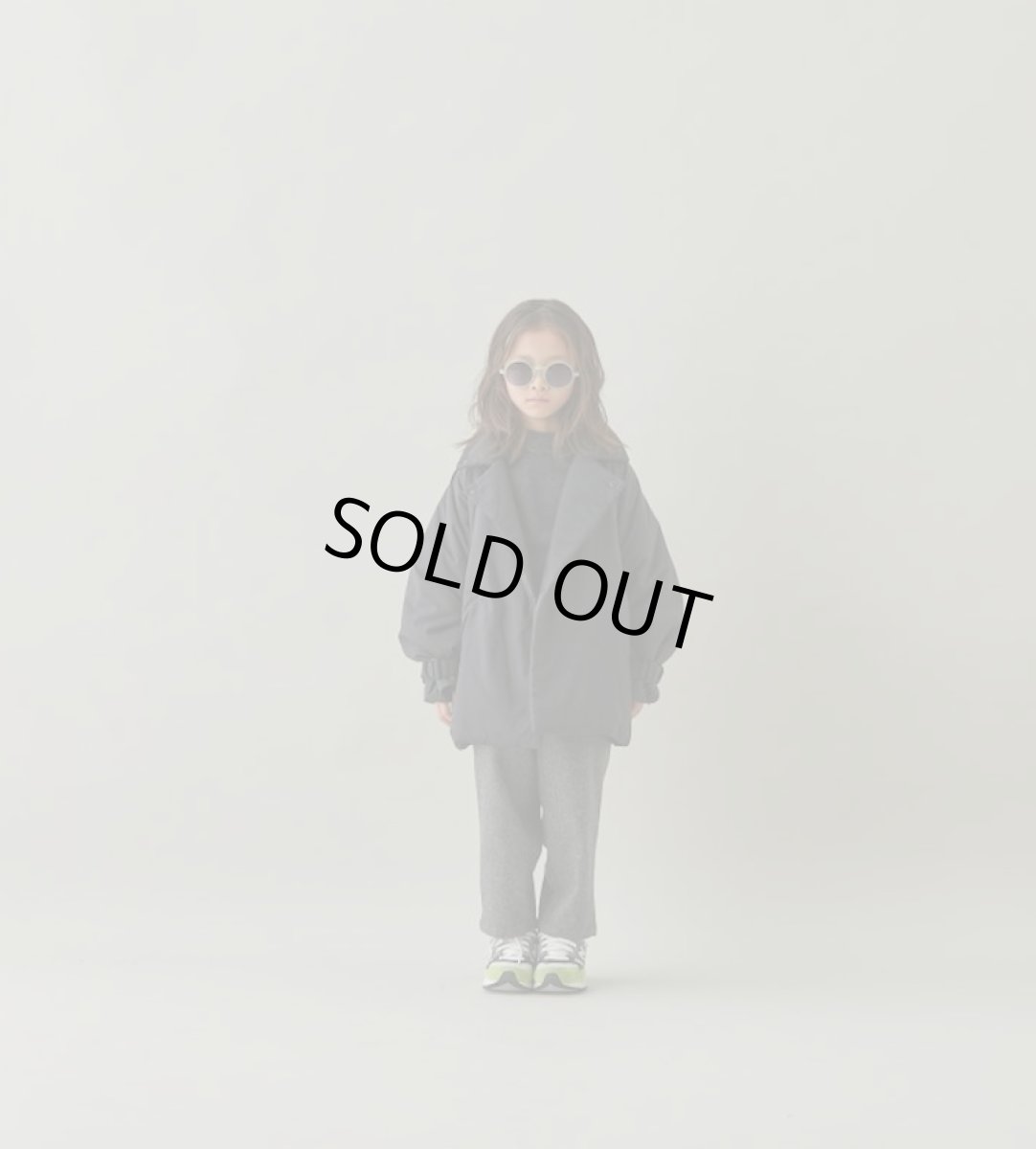 画像12: MOUN TEN./MOUNTEN/マウンテン/キッズ/ジュニア/子供服 air half coat (Re-nylon) black 110cm 125cm 140cm (12)