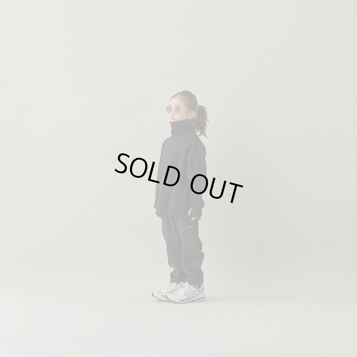 画像2: MOUN TEN./MOUNTEN/マウンテン/キッズ/ジュニア/子供服 CORDURA back fleece track pants black 0(145-155cm) (2)