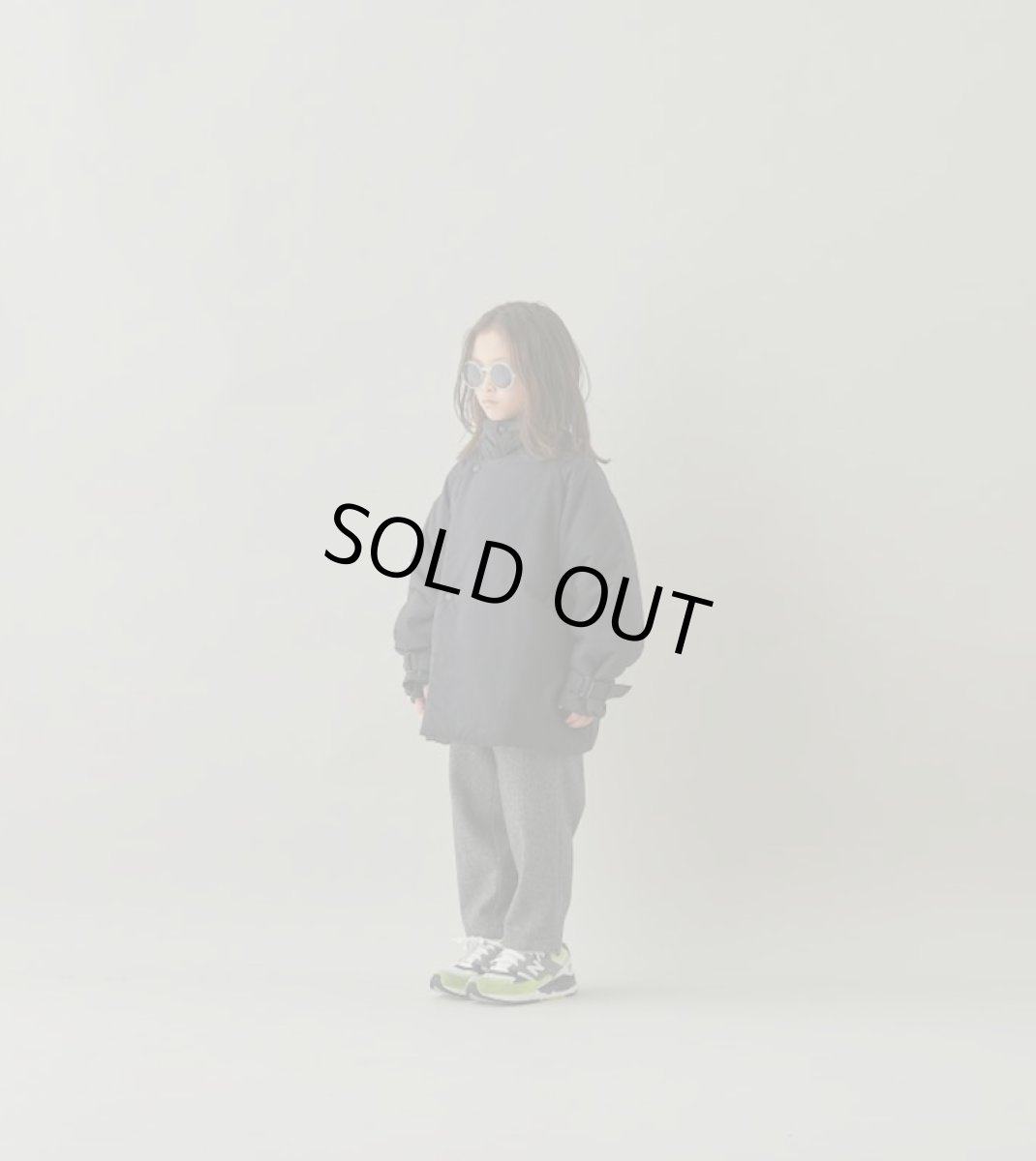 画像9: MOUN TEN./MOUNTEN/マウンテン/キッズ/ジュニア/子供服 air half coat (Re-nylon) black 110cm 125cm 140cm (9)