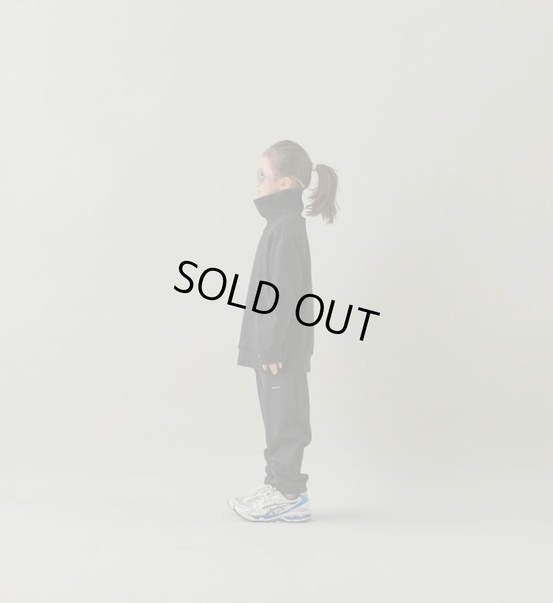 画像4: MOUN TEN./MOUNTEN/マウンテン/キッズ/ジュニア/子供服 CORDURA back fleece track pants black 0(145-155cm) (4)