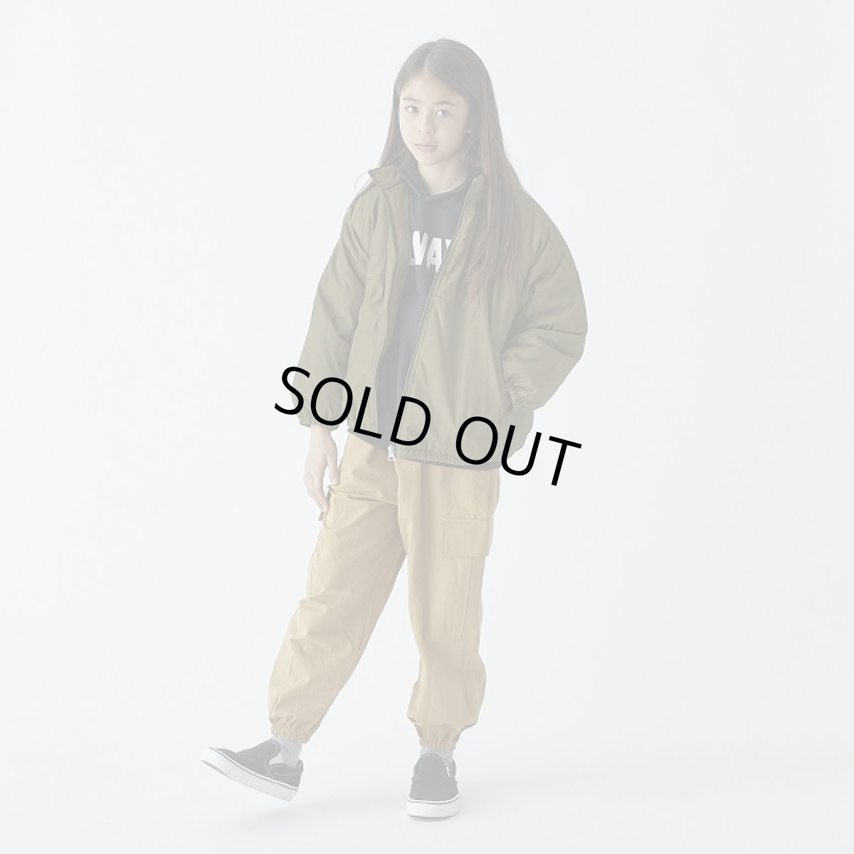 画像3: 【SALE30%OFF】GENERATOR ジェネレーター MILIS 中綿ジャケット KH/カーキ 110cm-170cm (3)