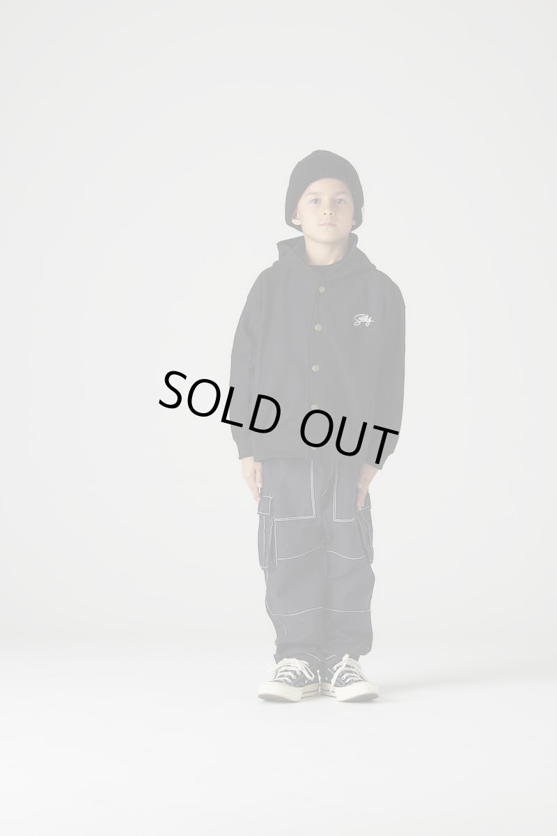 画像5: SALE 20%OFF SMOOTHY/スムージー/キッズ/子供服 スナップパーカー BLACK 90cm 100cm 110cm 120cm 130cm 140cm 150cm 160cm (5)