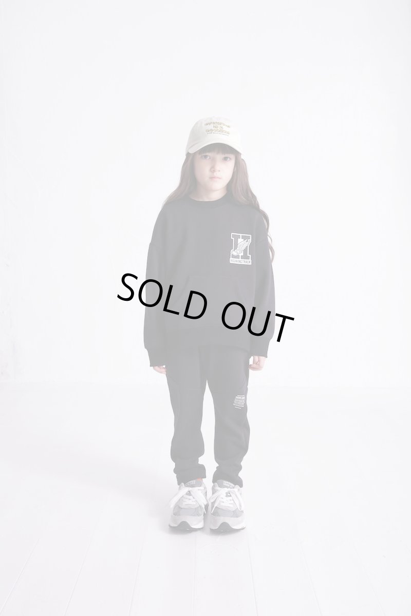 画像2: ハイキング/HIGHKING/キッズ/ジュニア/子供服/メンズ gym pants black 130cm 140cm 150cm 160cm S(170cm) (2)