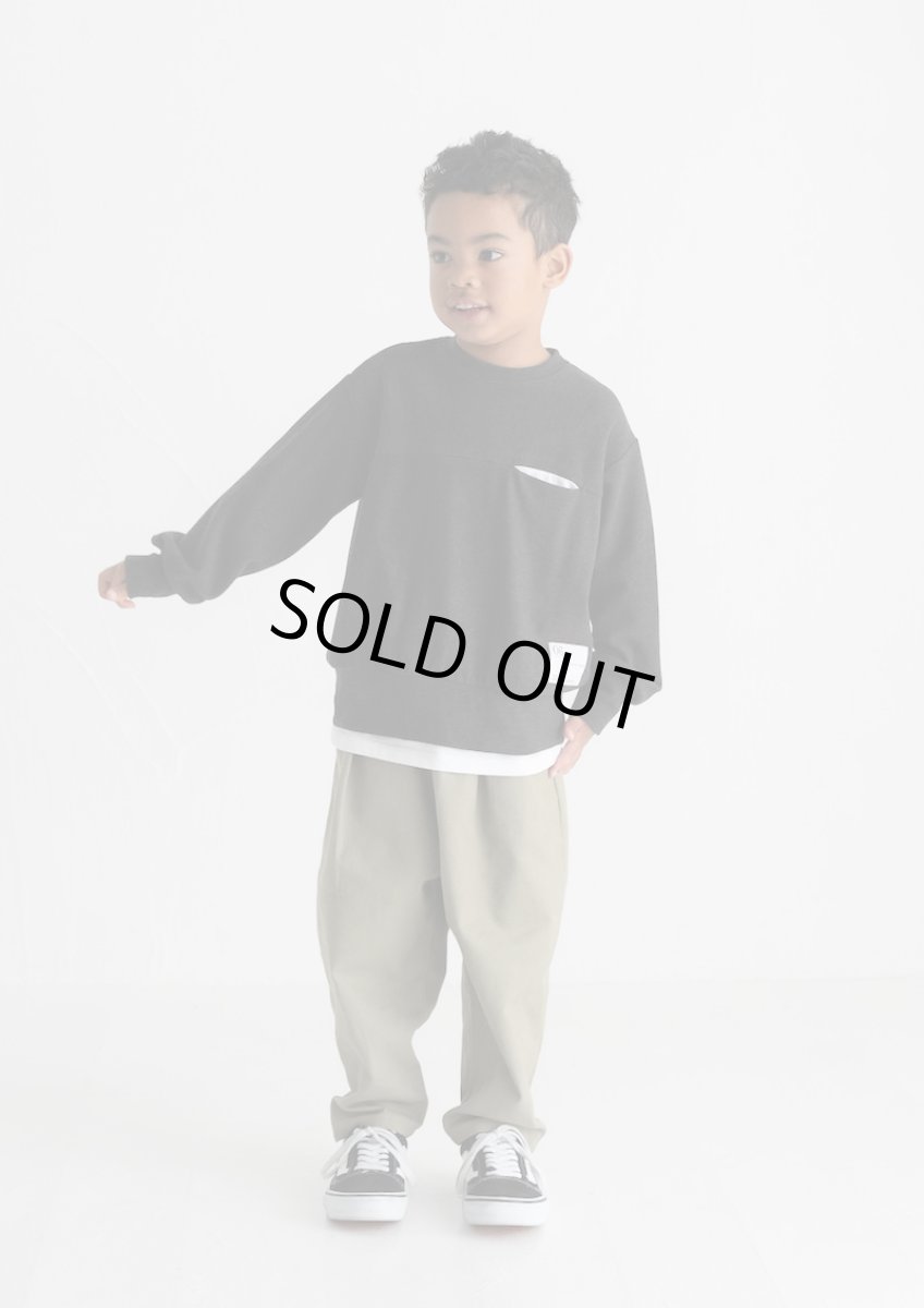 画像3: 【SALE40%OFF】6vocaLe セスタヴォカーレ タスカレイヤードプル CHACOAL 130cm 140cm 150cm 160cm (3)