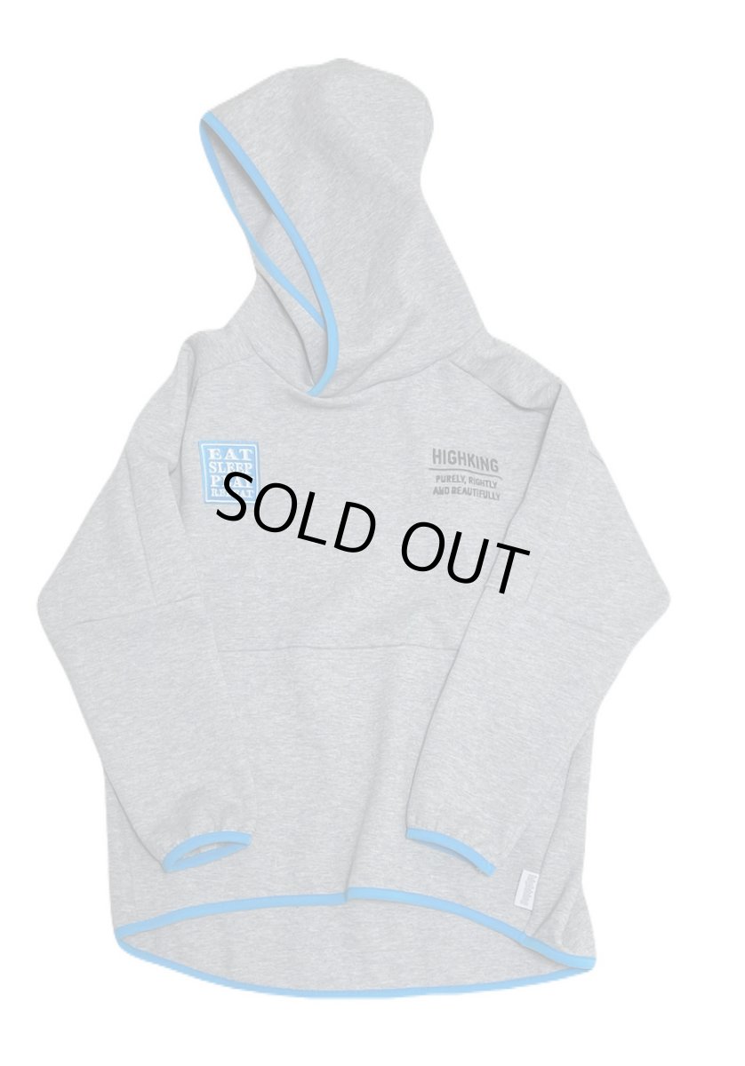 画像4: ハイキング/HIGHKING/キッズ/ジュニア/子供服/メンズ esp hoody gray 130cm 140cm 150cm 160cm S(170cm) (4)