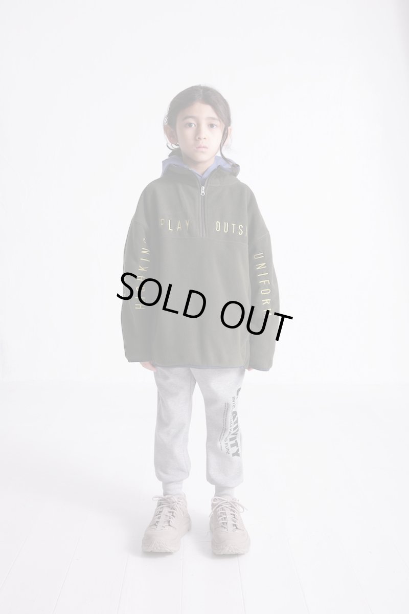 画像2: ハイキング/HIGHKING/キッズ/ジュニア/子供服/メンズ outside sweat olive 120cm 130cm 140cm 150cm 160cm 170cm (2)