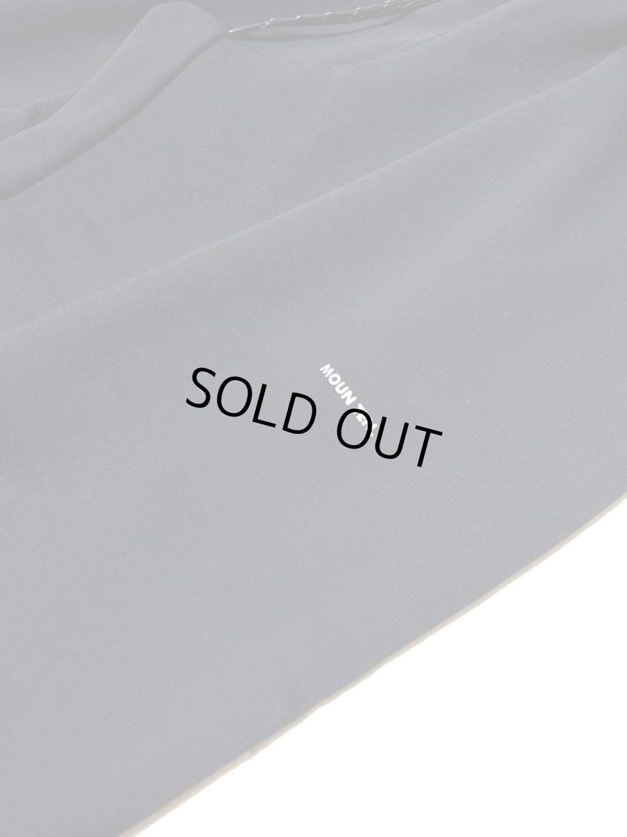 画像9: MOUN TEN./MOUNTEN/マウンテン/キッズ/ジュニア/子供服 CORDURA back fleece track pants black 0(145-155cm) (9)