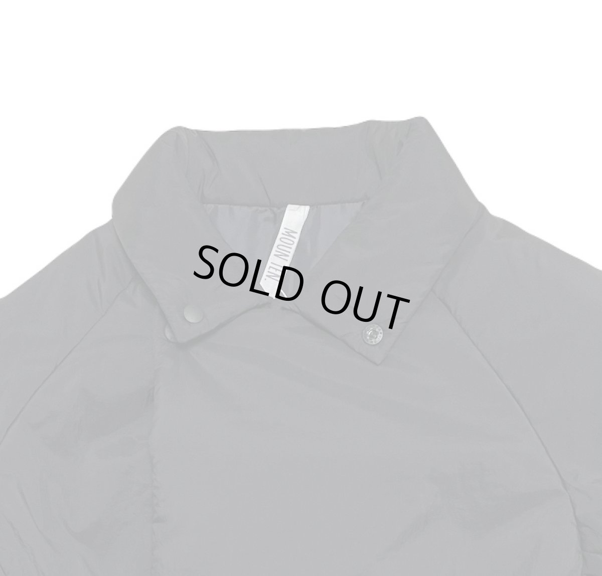 画像3: MOUN TEN./MOUNTEN/マウンテン/キッズ/ジュニア/子供服 air half coat (Re-nylon) black 110cm 125cm 140cm (3)