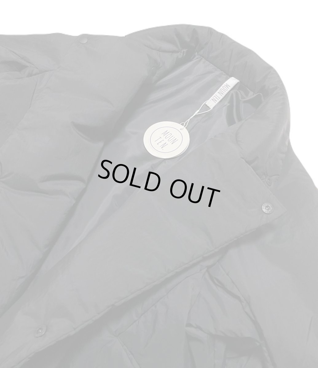 画像4: MOUN TEN./MOUNTEN/マウンテン/キッズ/ジュニア/子供服 air half coat (Re-nylon) black 110cm 125cm 140cm (4)