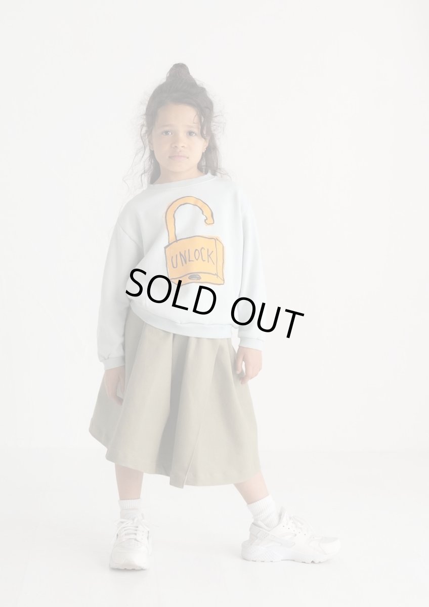 画像2: セスタヴォカーレ/6vocaLe/キッズ/子供服 LOGOスウェットプルオーバー ICE BLUE 100cm 110cm 120cm (2)