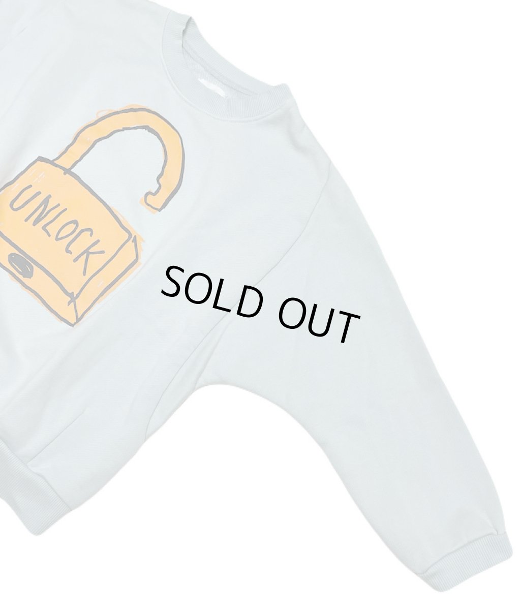 画像6: セスタヴォカーレ/6vocaLe/キッズ/子供服 LOGOスウェットプルオーバー ICE BLUE 100cm 110cm 120cm (6)