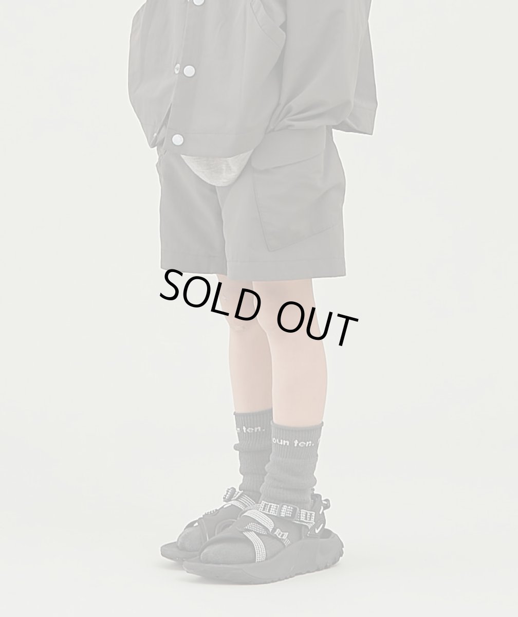 画像1: MOUN TEN. マウンテン big pocket shorts charcoal 0(145-155cm) (1)